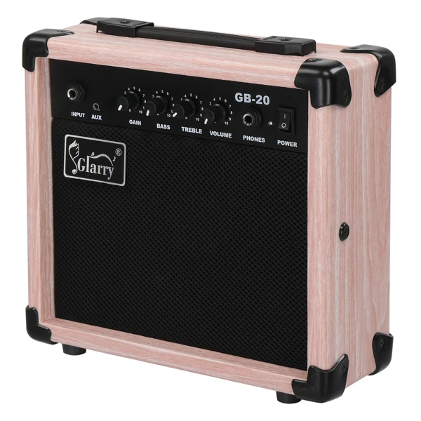 [Do Not Sell on Amazon] 20W GB-20 Electric Bass Guitar Amplifier Natural Color