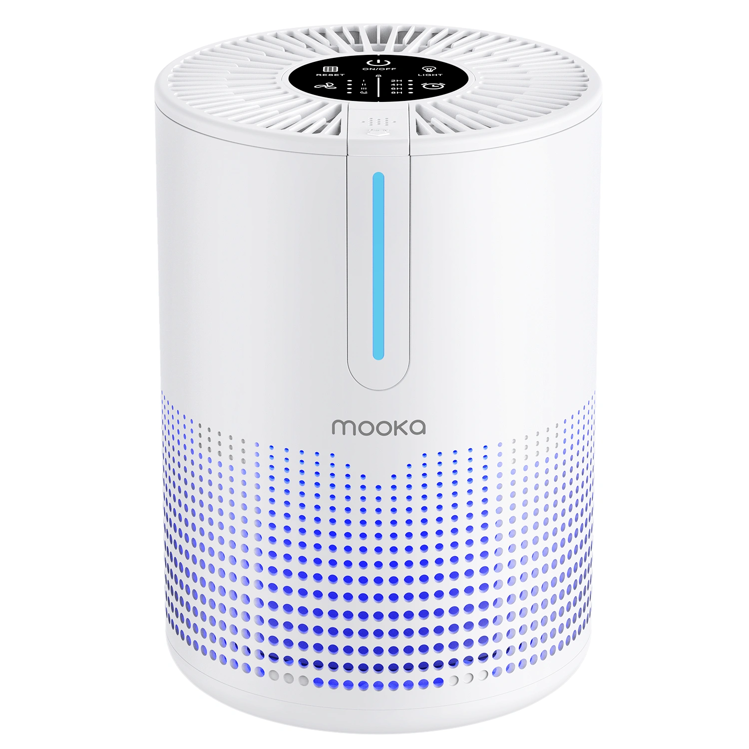 (Amazon&TEMU: Prohibited,No weekend orders.)MOOKA 300Sq.ft Air Purifier Cleaner HEPA Filter Remove Odor Dust Mold Home Allergies Smog view 2