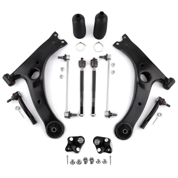 Suspension Inner & Outer Front Lower Control Arm Fit For Toyota Corolla 2003-2008 All Models K640361, K640360, K90309, K80230, EV470, ES80432, ES80431 view 2