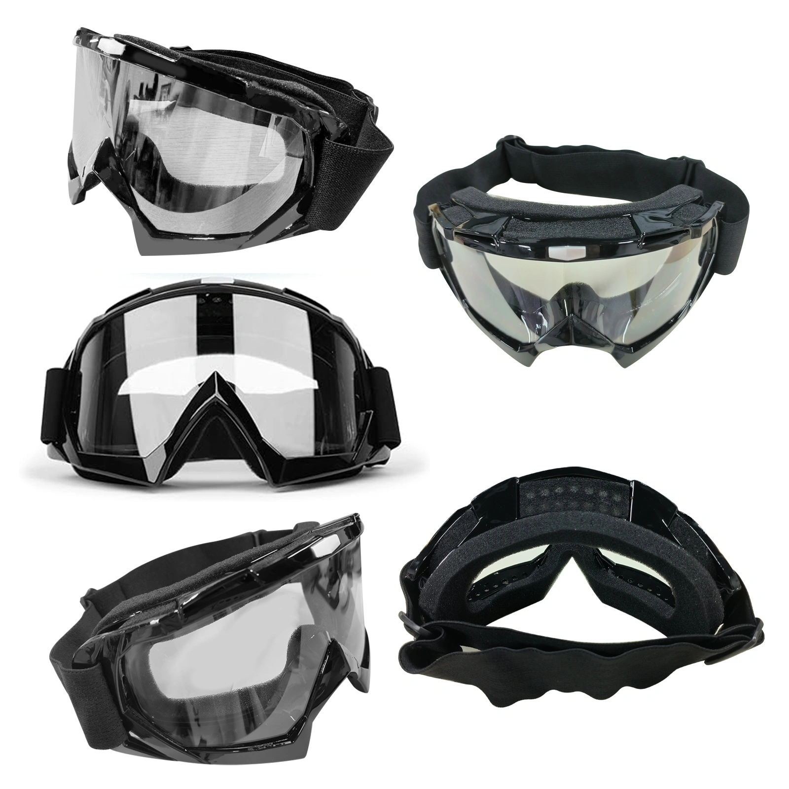 Windproof Anti-Scratch Dustproof Motorcycle Riding Goggles Ski Goggles Racing Goggles view 4
