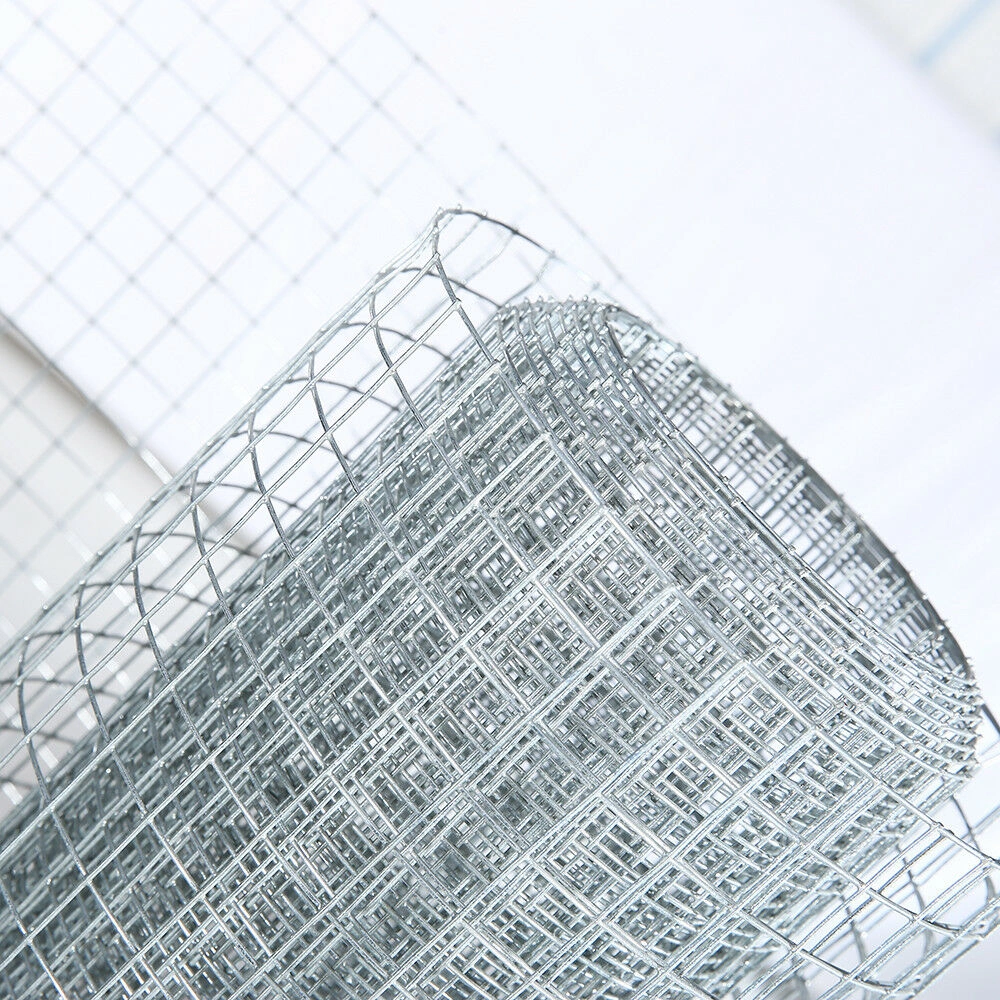 24"x6m Galvanized Welded Wire Mesh Fence Roll 1"x1" - Silver Chicken Rabbit Poultry Enclosure view 2