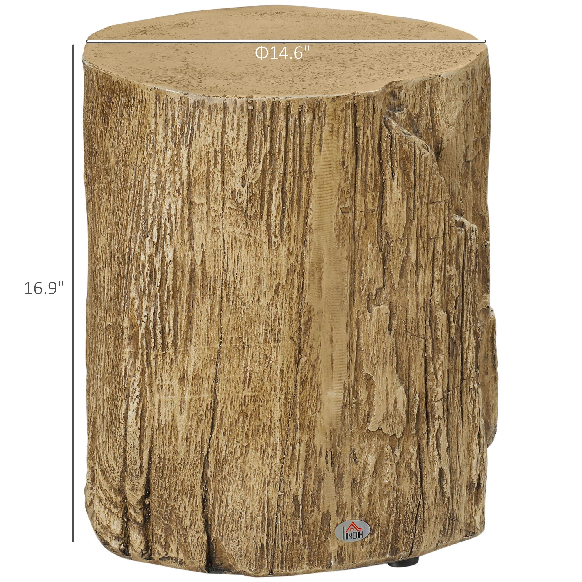 Rattan Coffee Table - Indoor Outdoor Wicker Side Table with Storage Shelf view 2
