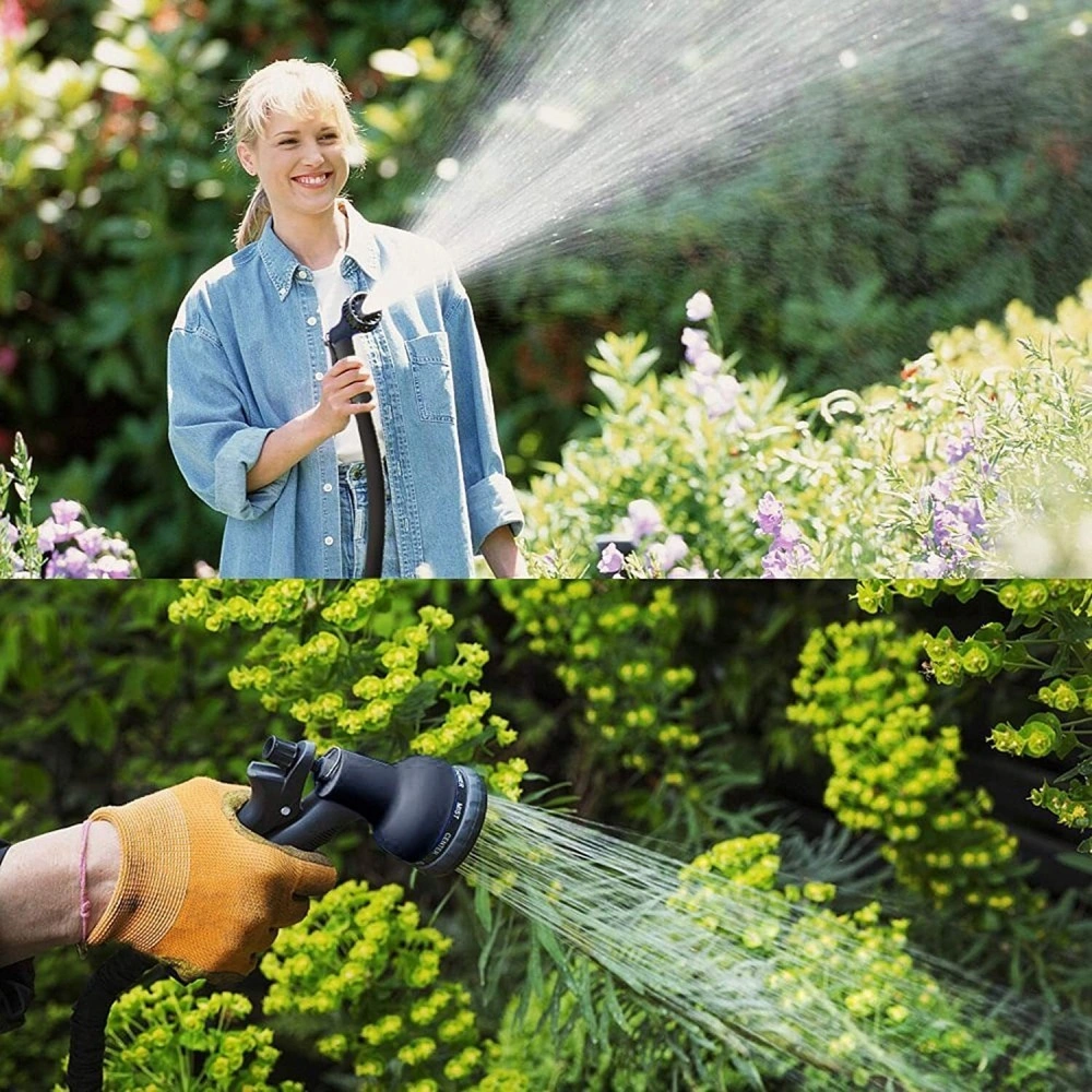 Heavy Duty Expandable Garden Hose 100ft, Flexible Expanding Hose with Spray Gun & Complete Accessory Kit view 3