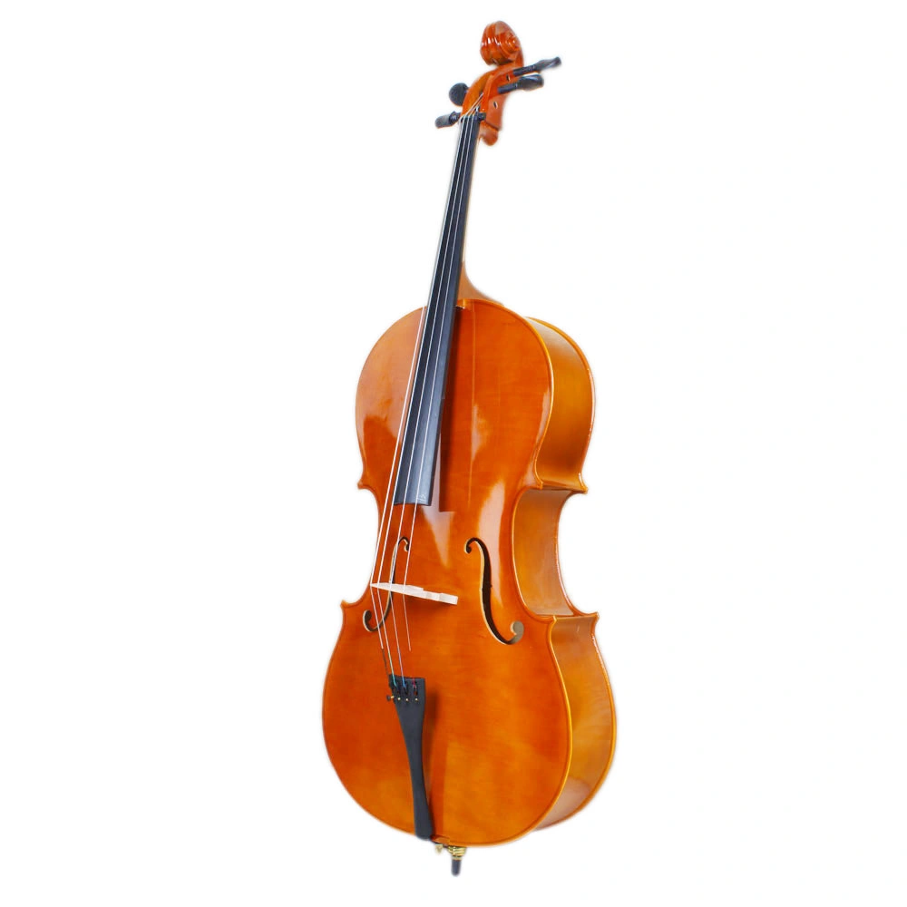 4/4 Full Size Cello Kit - Natural Wood Finish - Includes Cello Bag, Bow, Rosin & Bridge - Traditional Classical Instrument (138 characters) view 5
