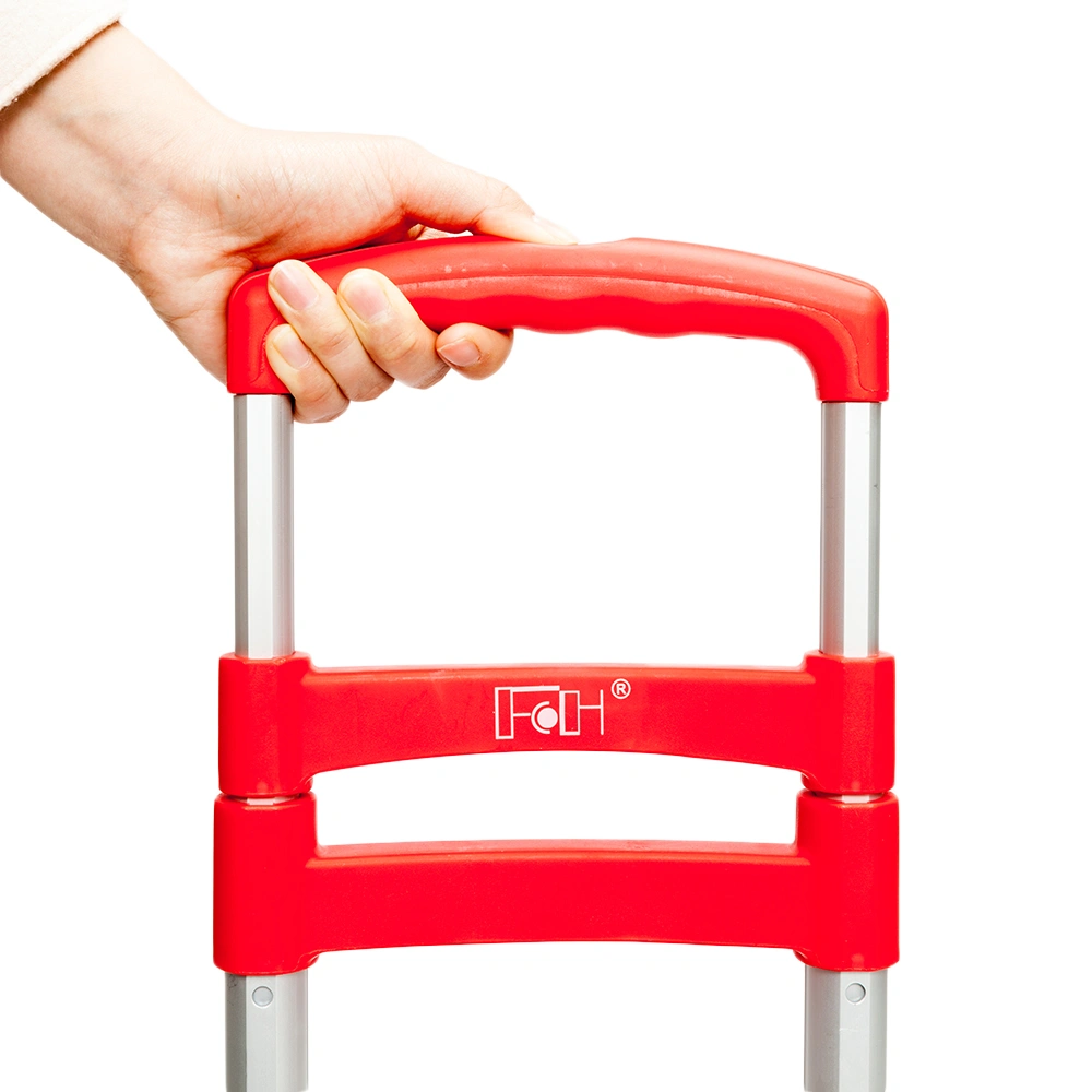 Portable Foldable Telescopic Trolley Trolley Luggage Trolley Red view 11