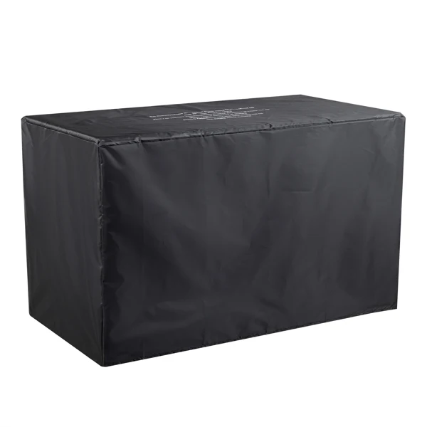 43-Inch Fire Table,50000 BTU Gas Firepit with Volcanic Stone Black view 3