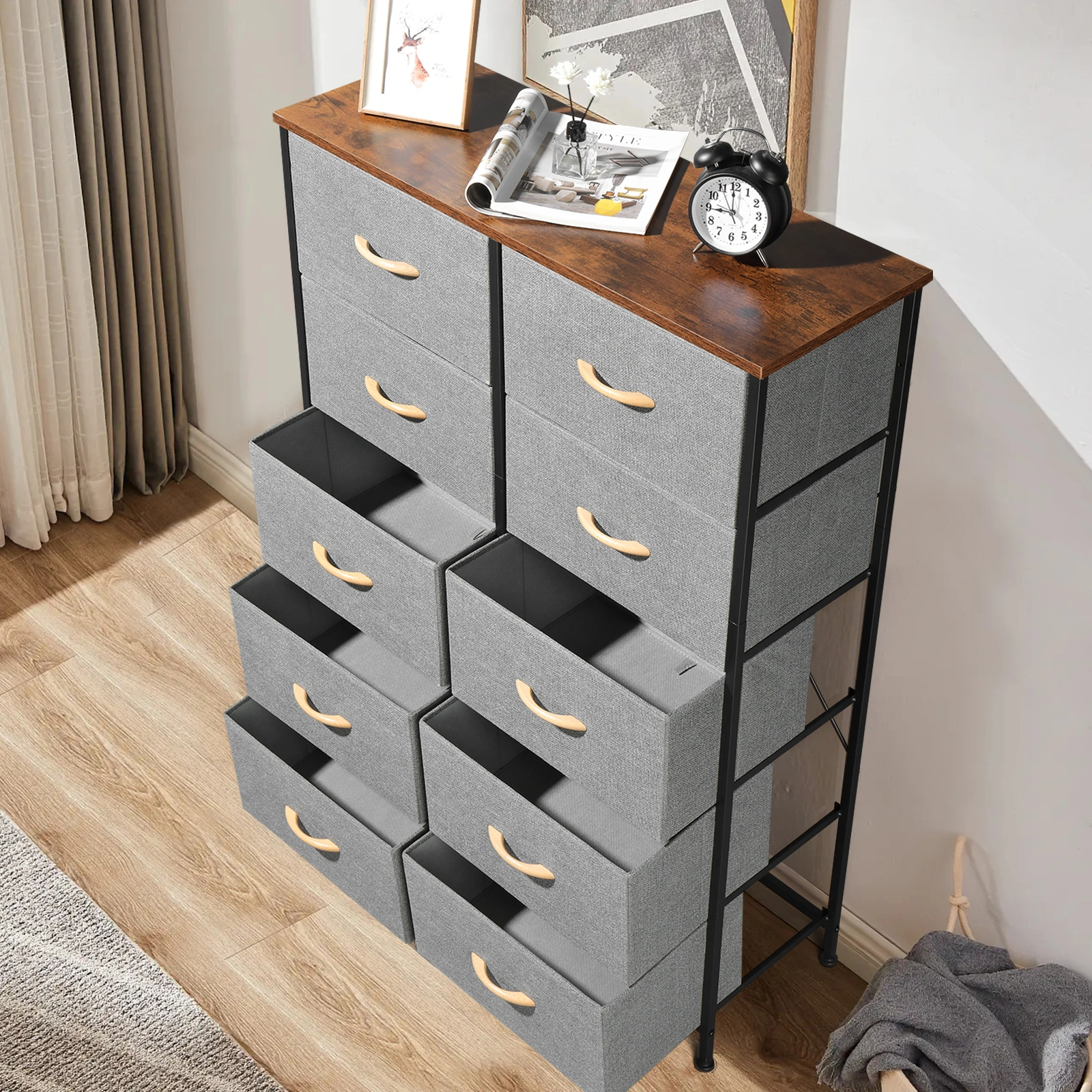Non-Woven Fabric Storage Cabinet, Foldable Organizer view 3