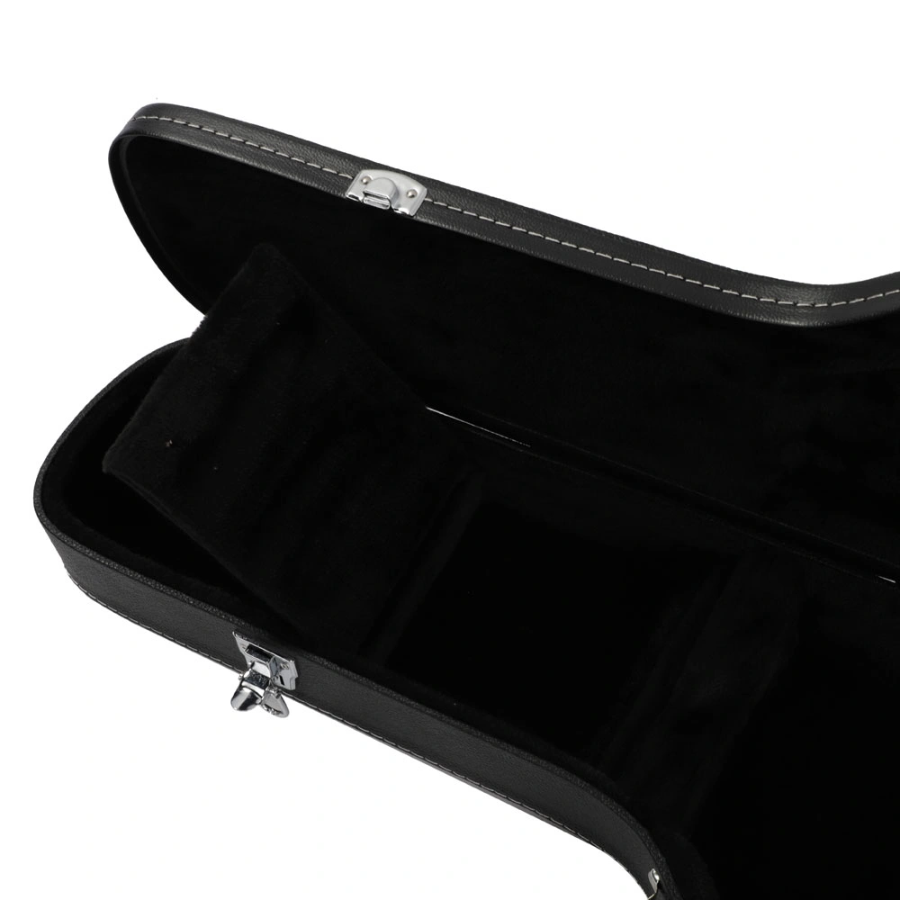 ST High Grade Electric Guitar Hard Case Microgroove Flat Surface Straight Flange Black view 13