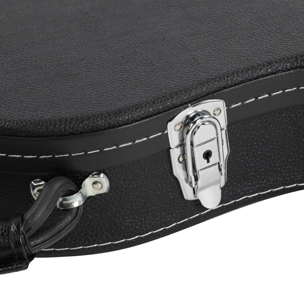 ST High Grade Electric Guitar Hard Case Microgroove Flat Surface Straight Flange Black view 14