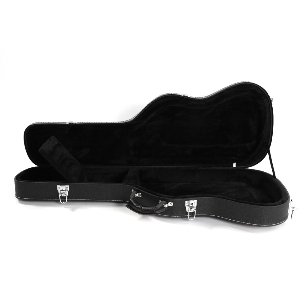 ST High Grade Electric Guitar Hard Case Microgroove Flat Surface Straight Flange Black view 2
