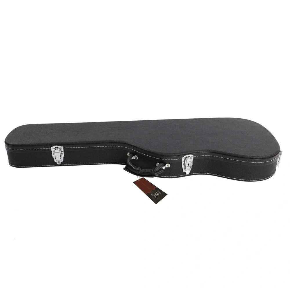 ST High Grade Electric Guitar Hard Case Microgroove Flat Surface Straight Flange Black view 6