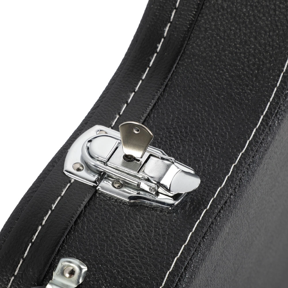 ST High Grade Electric Guitar Hard Case Microgroove Flat Surface Straight Flange Black view 7