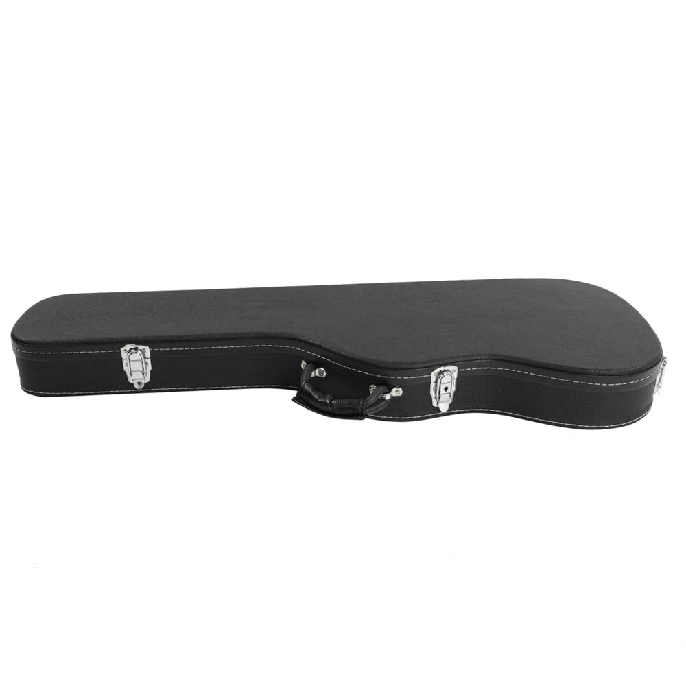 ST High Grade Electric Guitar Hard Case Microgroove Flat Surface Straight Flange Black view 9