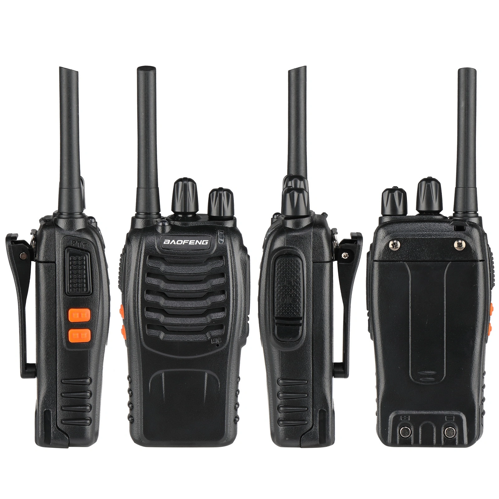 BF-88E 1500mAh Ultra-long Standby Walkie-talkie EU Standard Black view 27