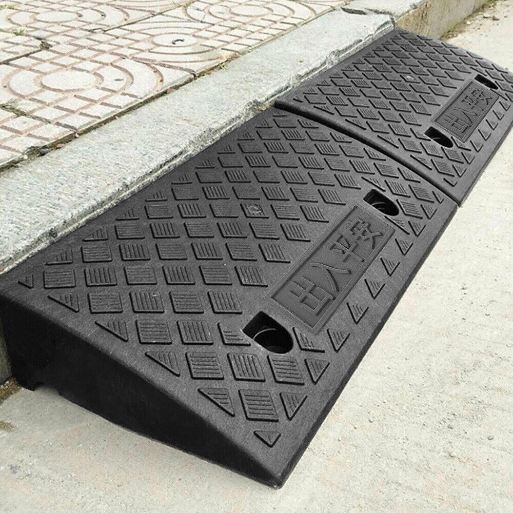 Universal Heavy Duty Vehicle Slope Ramp - Kerb Threshold Ramp for Cars, SUVs, Bikes, Driveway Access