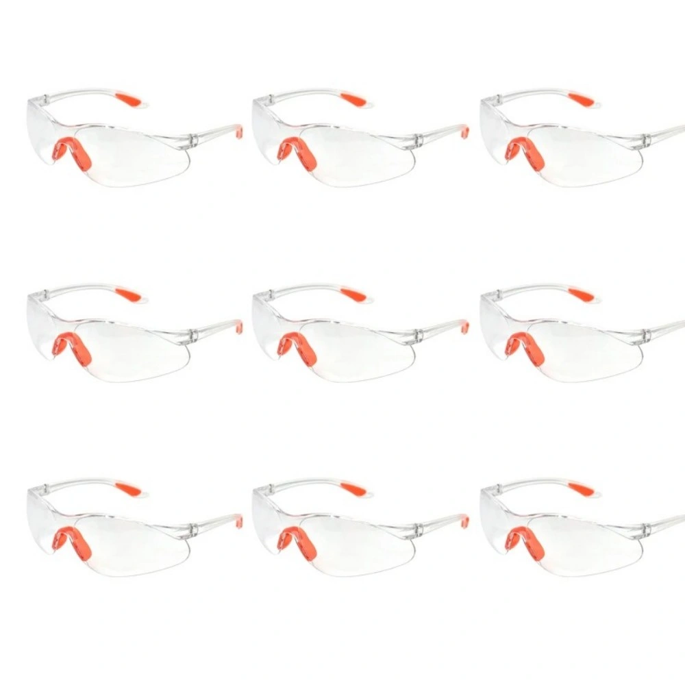 PC Anti-Impact Windproof Dustproof Goggles, Clear Safety Glasses for Riding Lab Work Eye Protection view 2