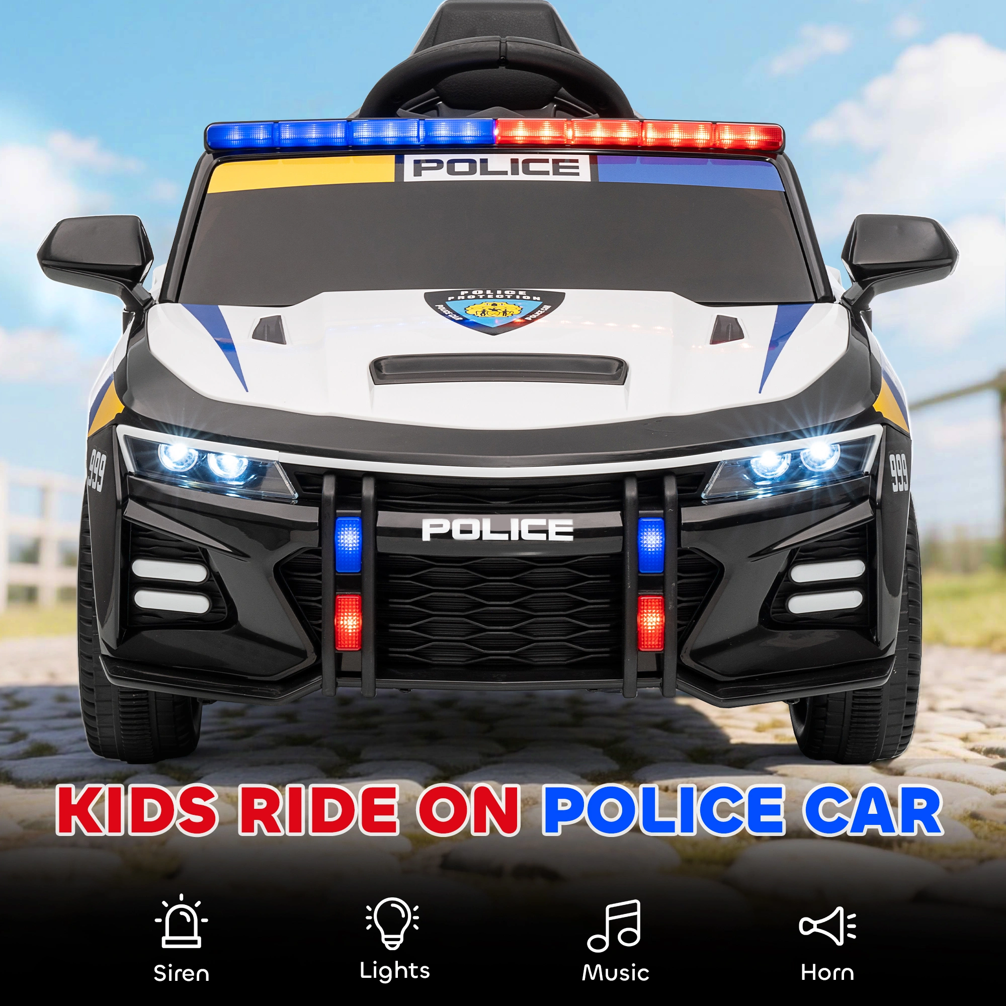 Kids Ride On Car Toy with Remote Control, Push-Along Play Vehicle for Toddlers & Children Ages 1-3 view 2