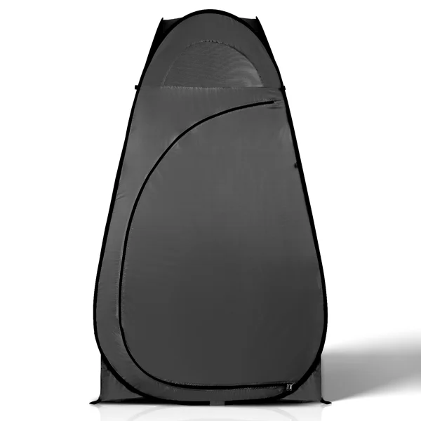 Portable Outdoor Pop-up Toilet Dressing Fitting Room Privacy Shelter Tent Black view 3