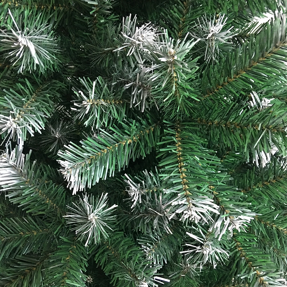 6FT Iron Leg White PVC 650 Branches Christmas Tree view 5