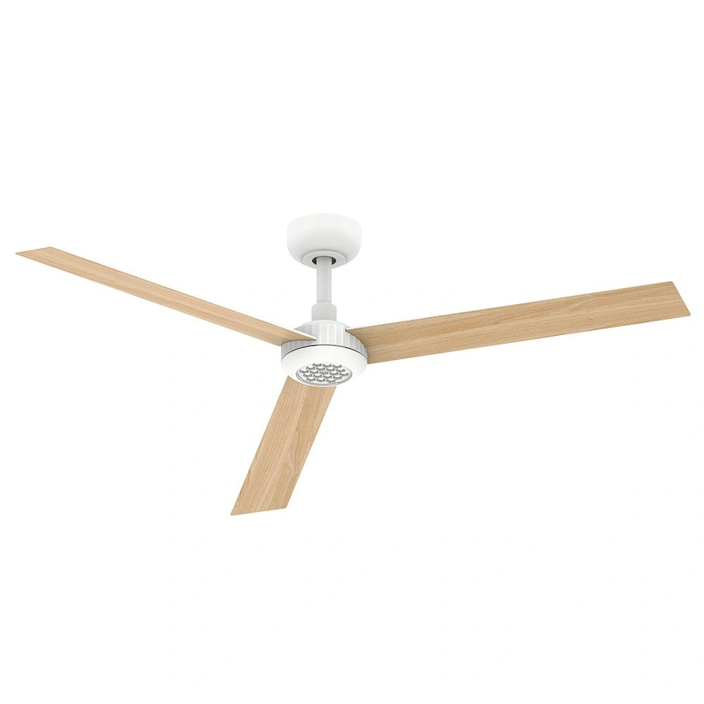 52 inch Modern Ceiling Fan with Lights,Remote Control, 3 Plywood Blades,6-Speed,Dimmable, Noiseless Reversible DC Motor,Indoor/Outdoor Ceiling Fan for Living Room Bedroom patio, 3D-X3[Unable ship on weekends, TK/TEMU only for pickup, only TX10643 war