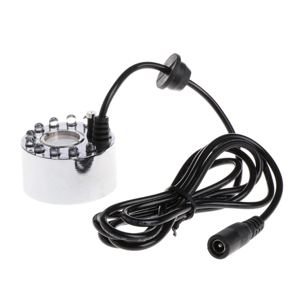 12 LED Ultrasonic Mist Maker Fogger Light Water Fountain Pump for Pond Garden Decor view 3