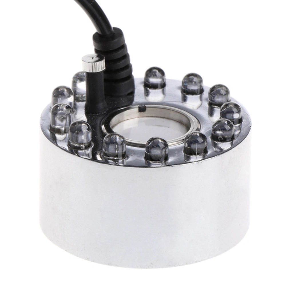 12 LED Ultrasonic Mist Maker Fogger Light Water Fountain Pump for Pond Garden Decor view 4