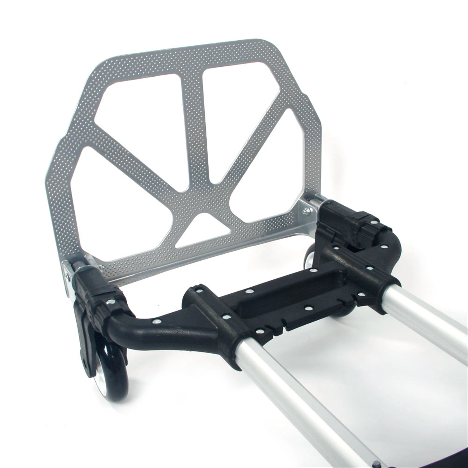 Portable Folding Collapsible Aluminum Cart Dolly Push Truck Trolley Black view 6