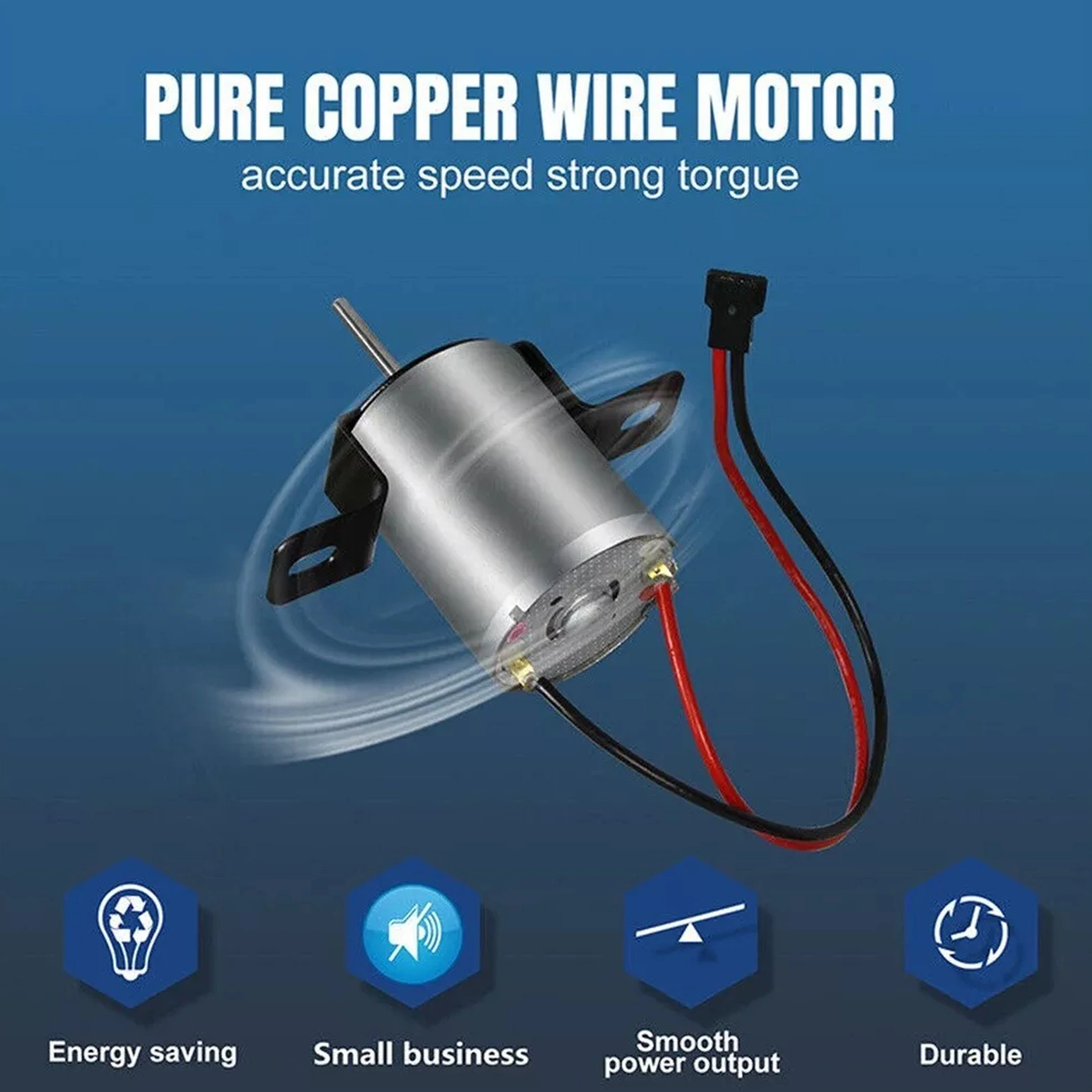 Stove Burner Fan Replacement Motor for Fireplace Heating ECO Friendly Blower Motor Tool view 12