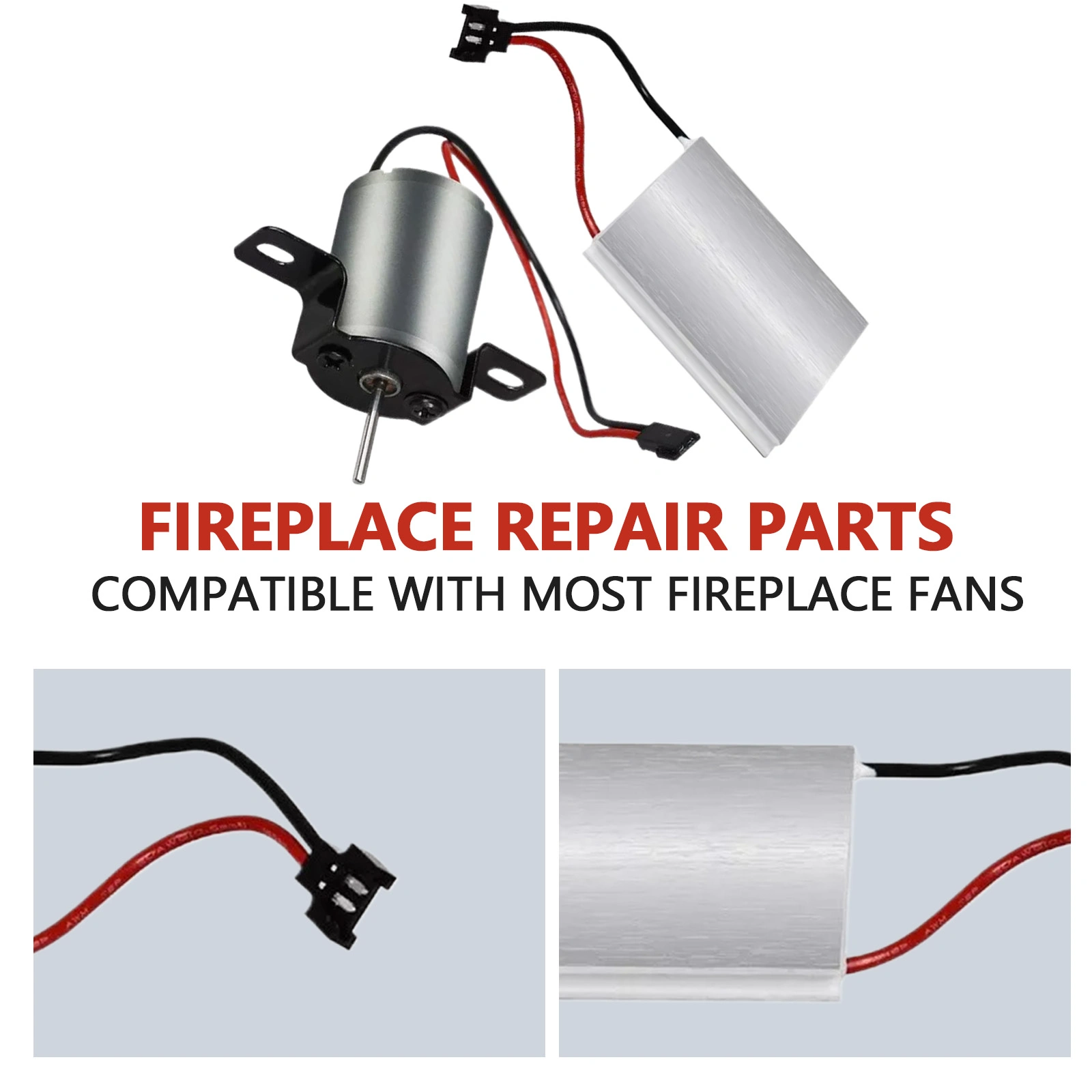 Stove Burner Fan Replacement Motor for Fireplace Heating ECO Friendly Blower Motor Tool view 5