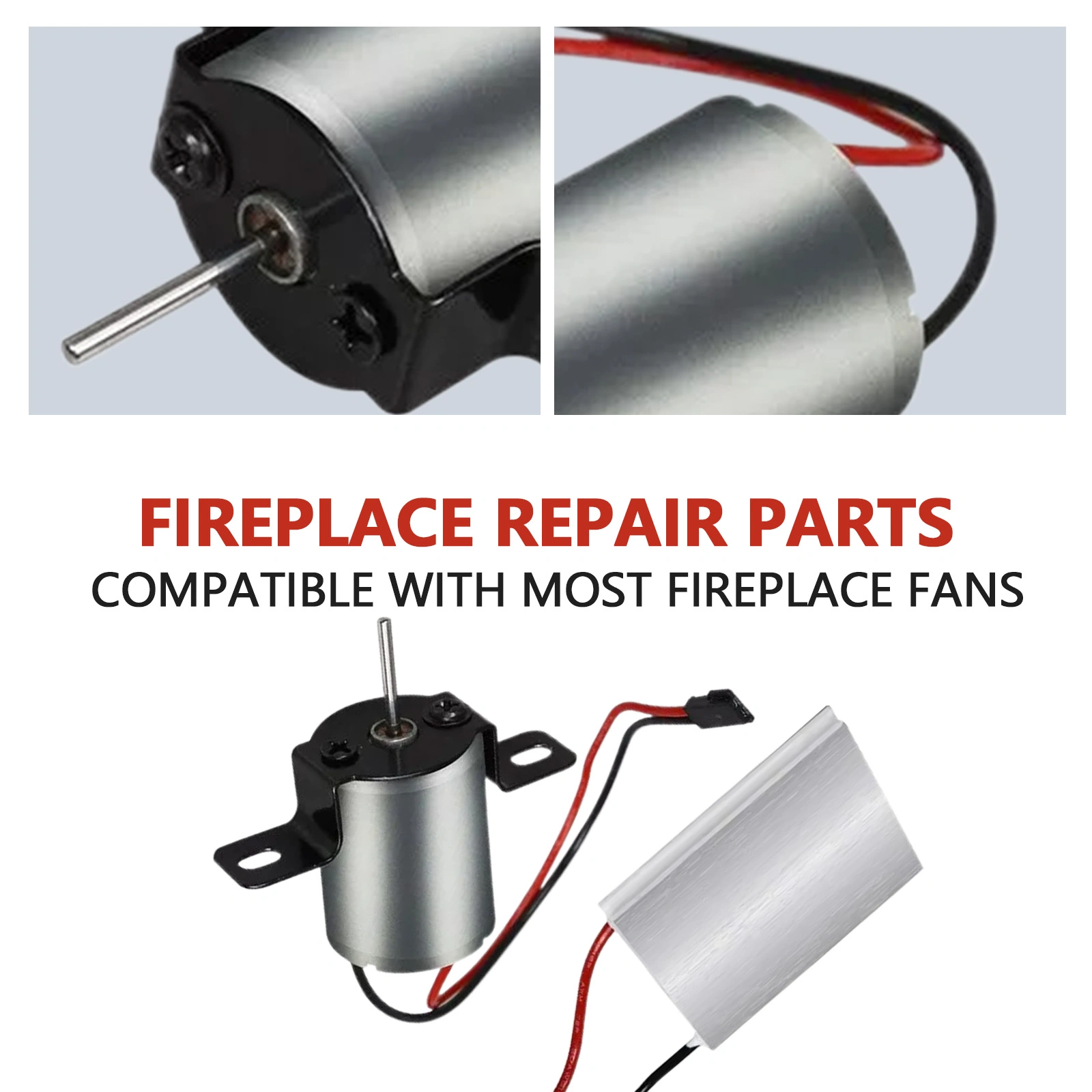 Stove Burner Fan Replacement Motor for Fireplace Heating ECO Friendly Blower Motor Tool view 9