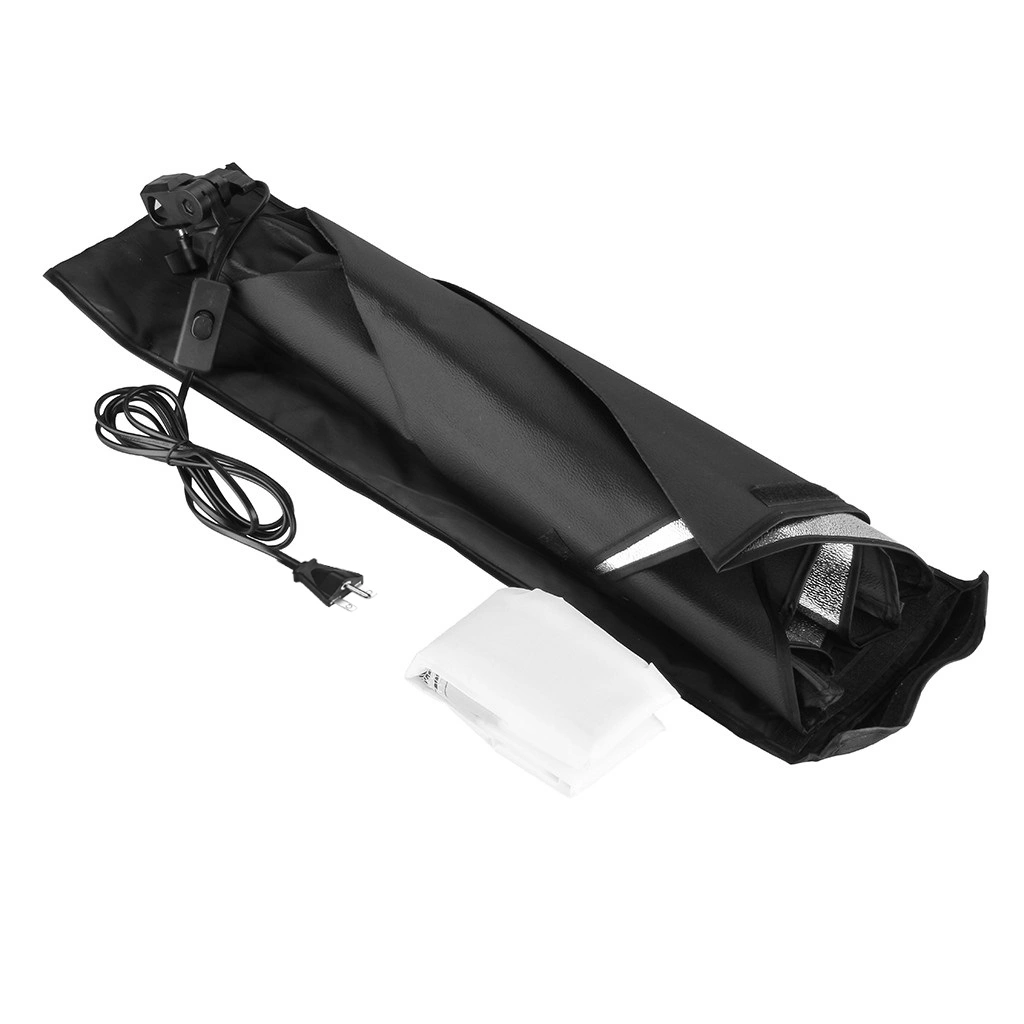 45W Softbox Lighting Kit with 4 White Silver Black Umbrellas, Background Stand & Light Stands for Photography view 5