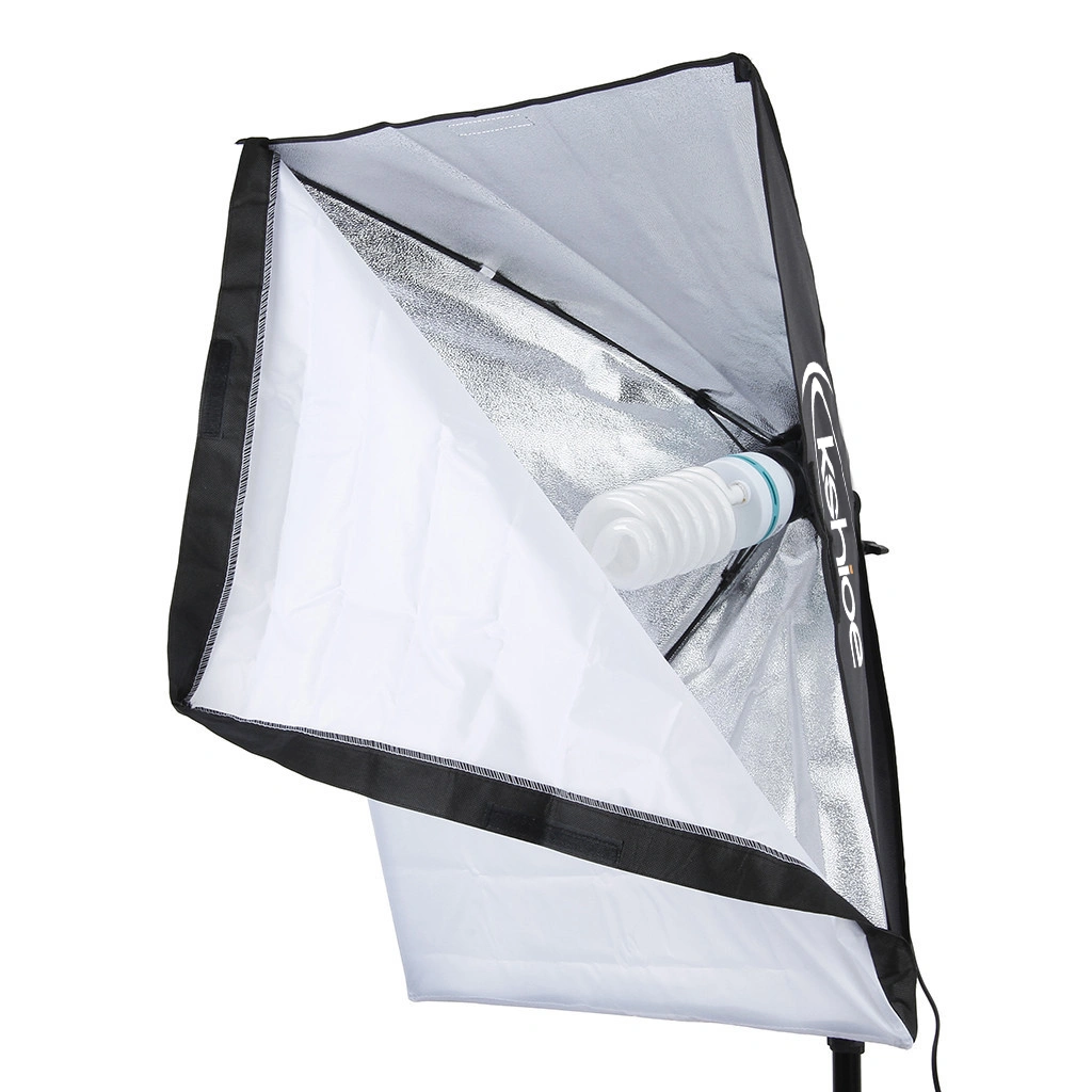 45W Softbox Lighting Kit with 4 White Silver Black Umbrellas, Background Stand & Light Stands for Photography view 9