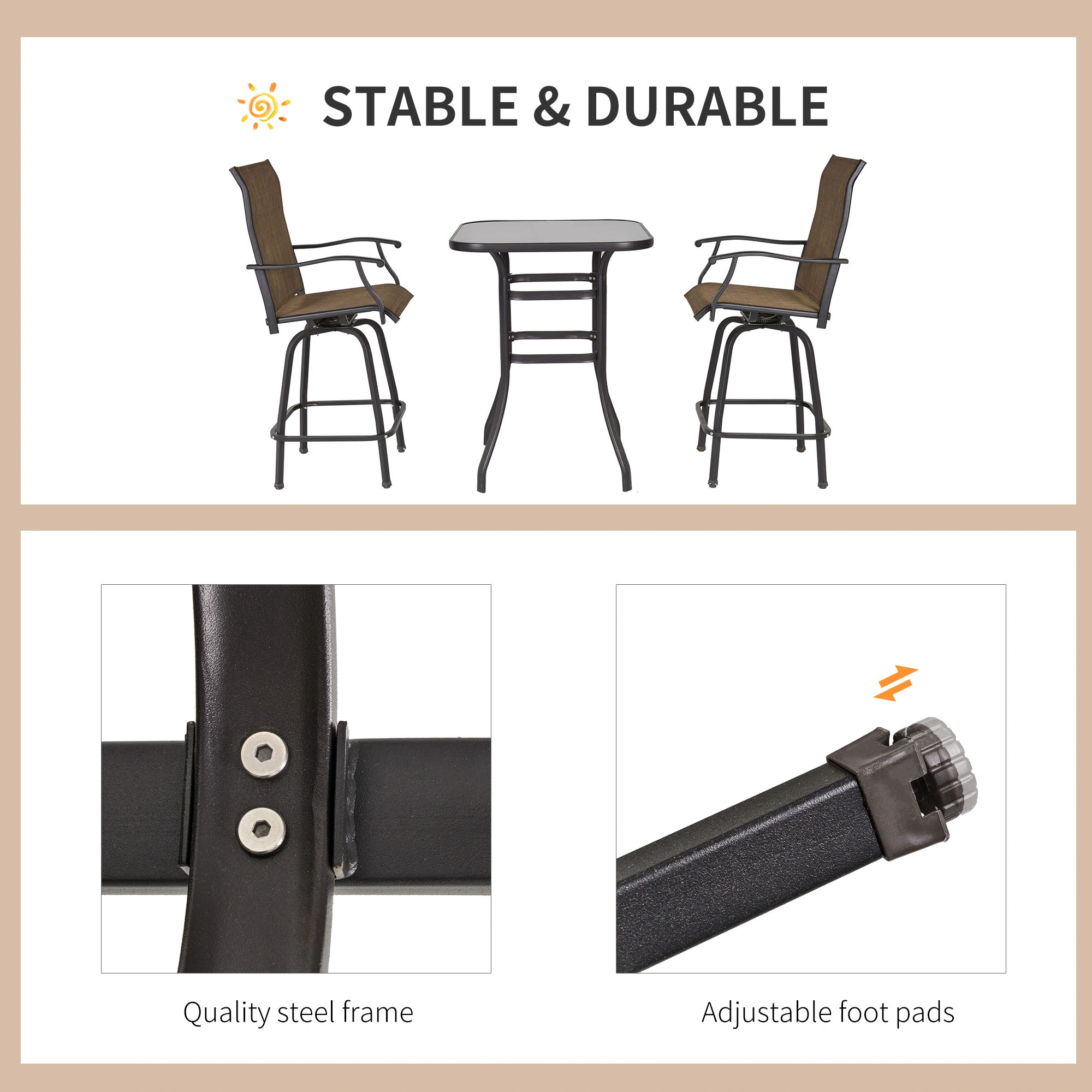 Portable Camping Table Foldable Outdoor Picnic Table Lightweight Aluminum Dining Table for Camping Hiking Garden BBQ view 2