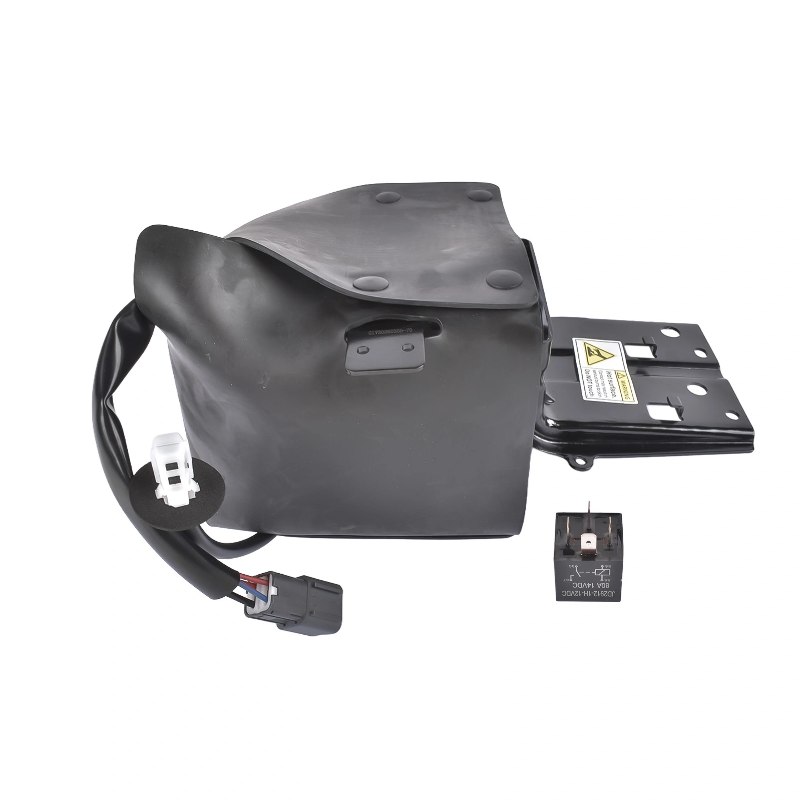 Air Suspension Compressor Fits for Nissan Armada INFINITI Q56 Q80 Sport Utility 5.6L V8 2011-2020 Black 1Pc view 2