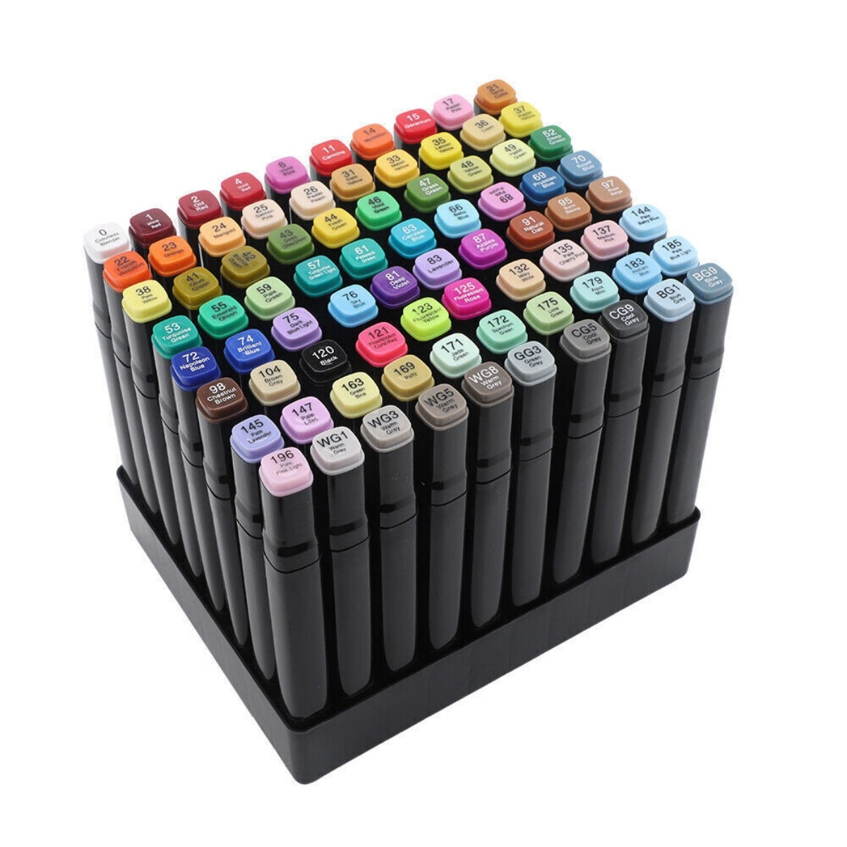 80 Colors Acrylic Paint Markers Set - Permanent Dual-Tip Sketch Markers for DIY Art, Graffiti & Drawing, 0.7mm Tip view 6