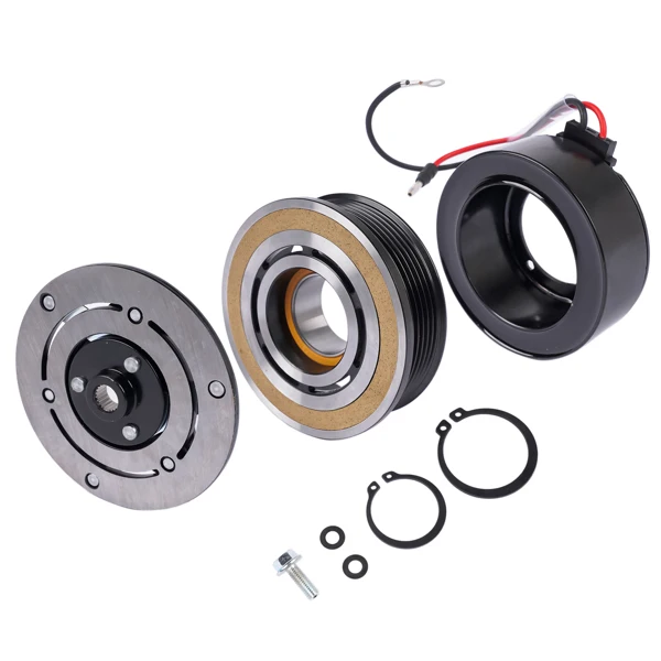 AC Compressor Clutch Kit 88892743 89038601 Fits for Buick Rainier Chevy Trailblazer Olds Bravada GMC Envoy/Envoy XL Isuzu Ascender Saab 9-7x 4.2L 2002-2009 view 5