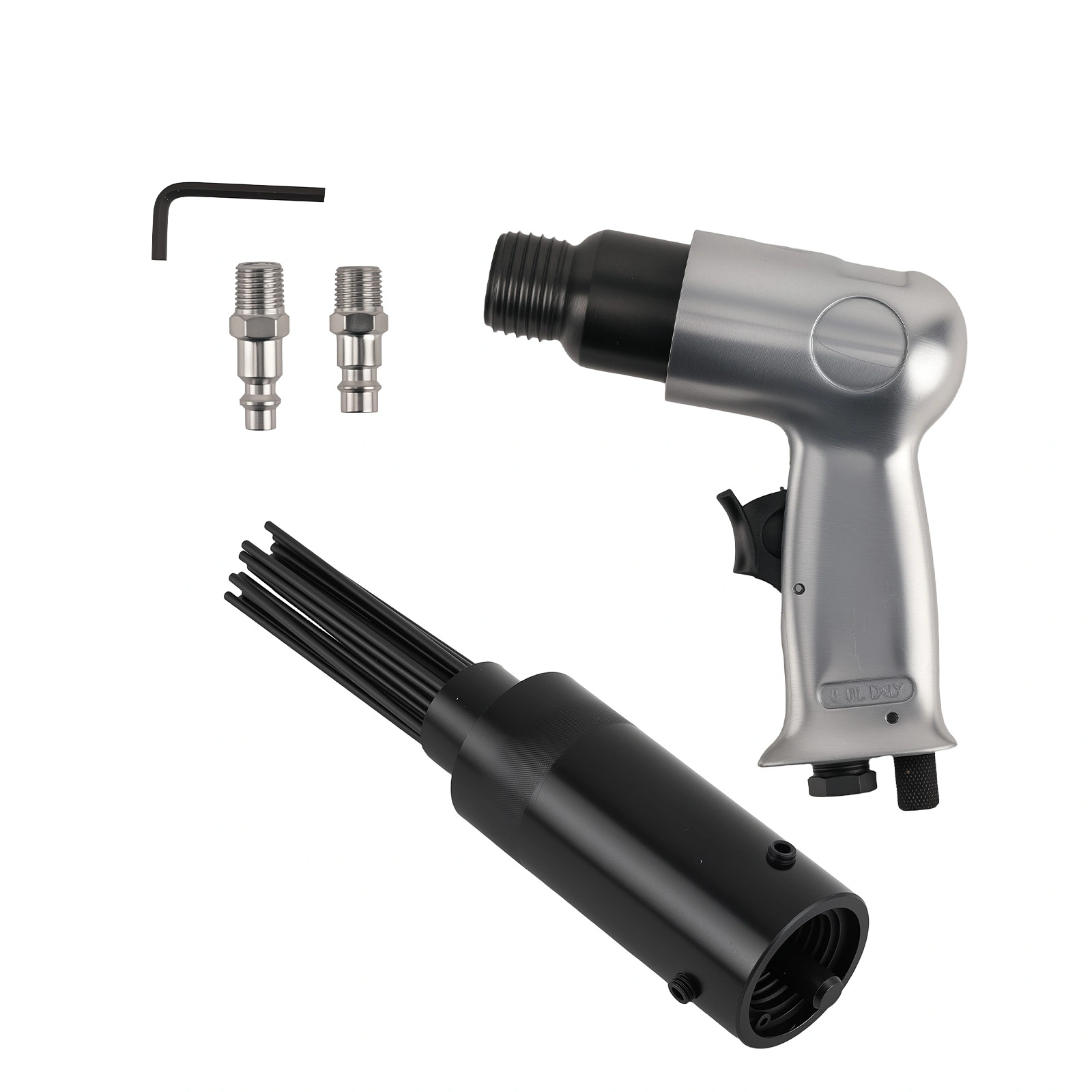 Pneumatic Needle Scaler Air Chisel Rust Corrosion Slag Remover Deburring Tool Cleaner
