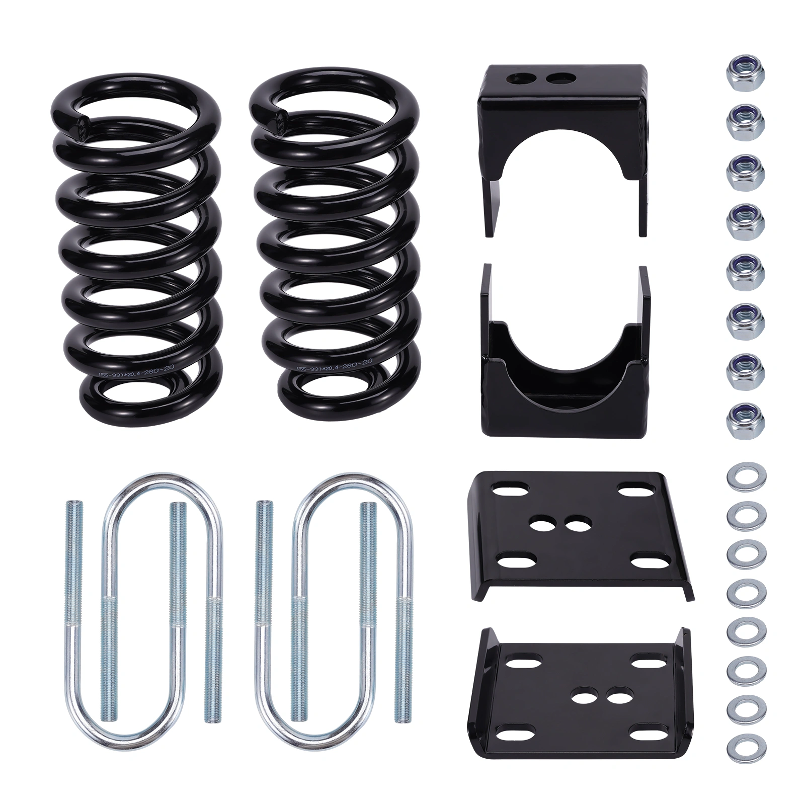Front 3" Rear 5" Drop Lowering Springs Flip Kit Fit For Chevy C10 GMC C15 1973-1987 view 3