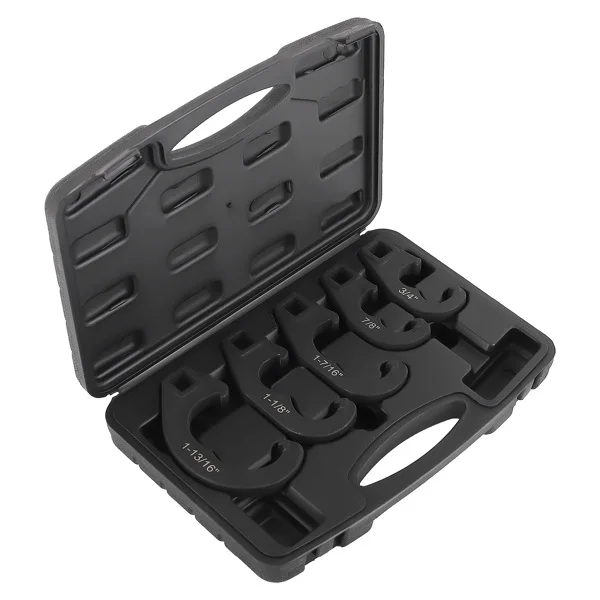 5pcs Tie Rod and Pitman Arm Adjusting Tool Set 1/2-inch Drive Ratchet New view 4