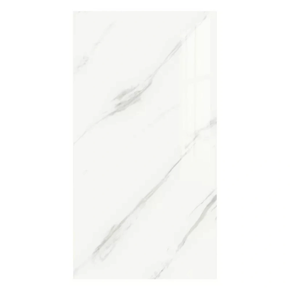 10 Pack Self-Adhesive Marble Contact Paper for Kitchen, Bathroom & Living Room Counter Tile Stickers, Grey White Peel and Stick view 2