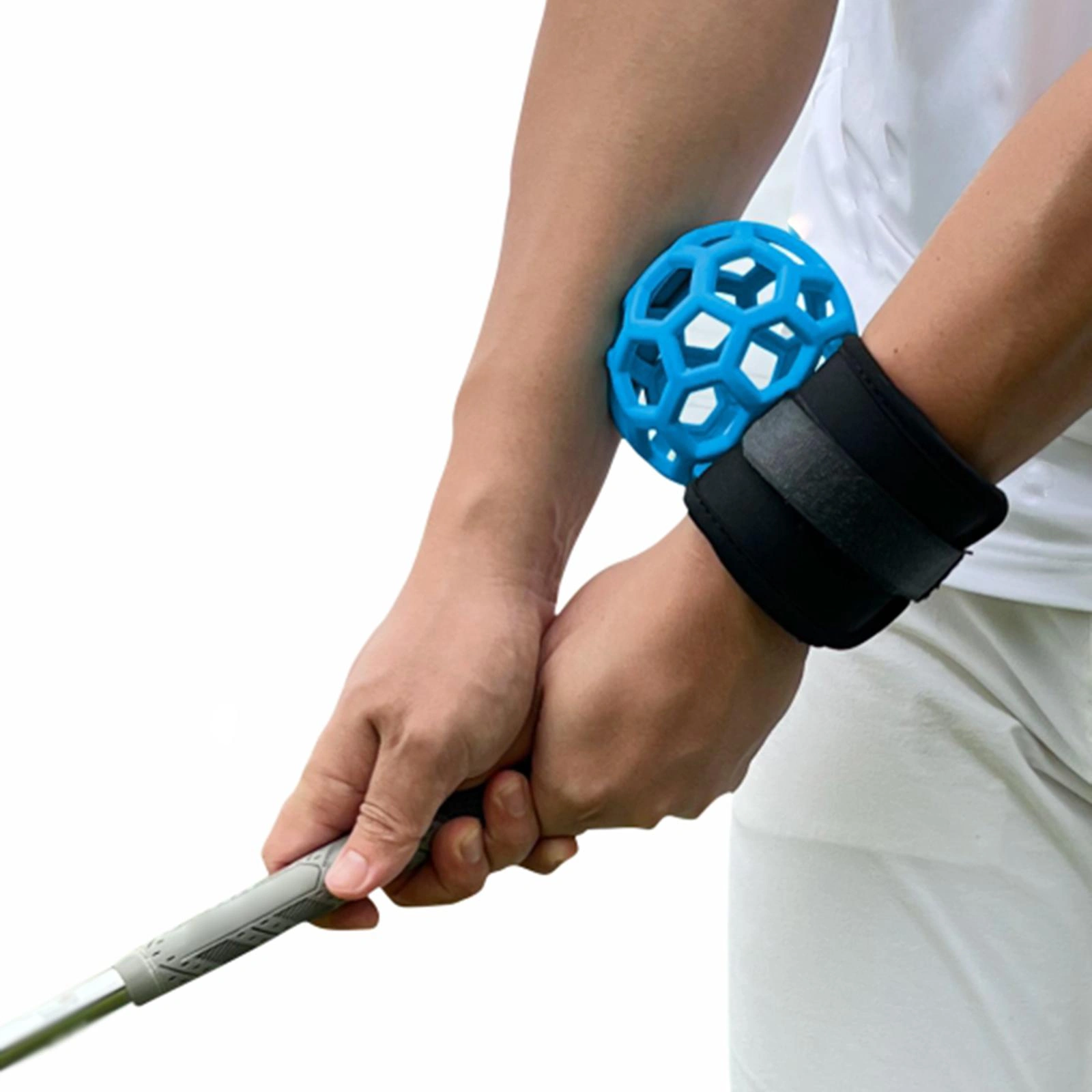 Adjustable Golf Swing Trainer Wrist Band Brace, Golf Training Aid Accessory