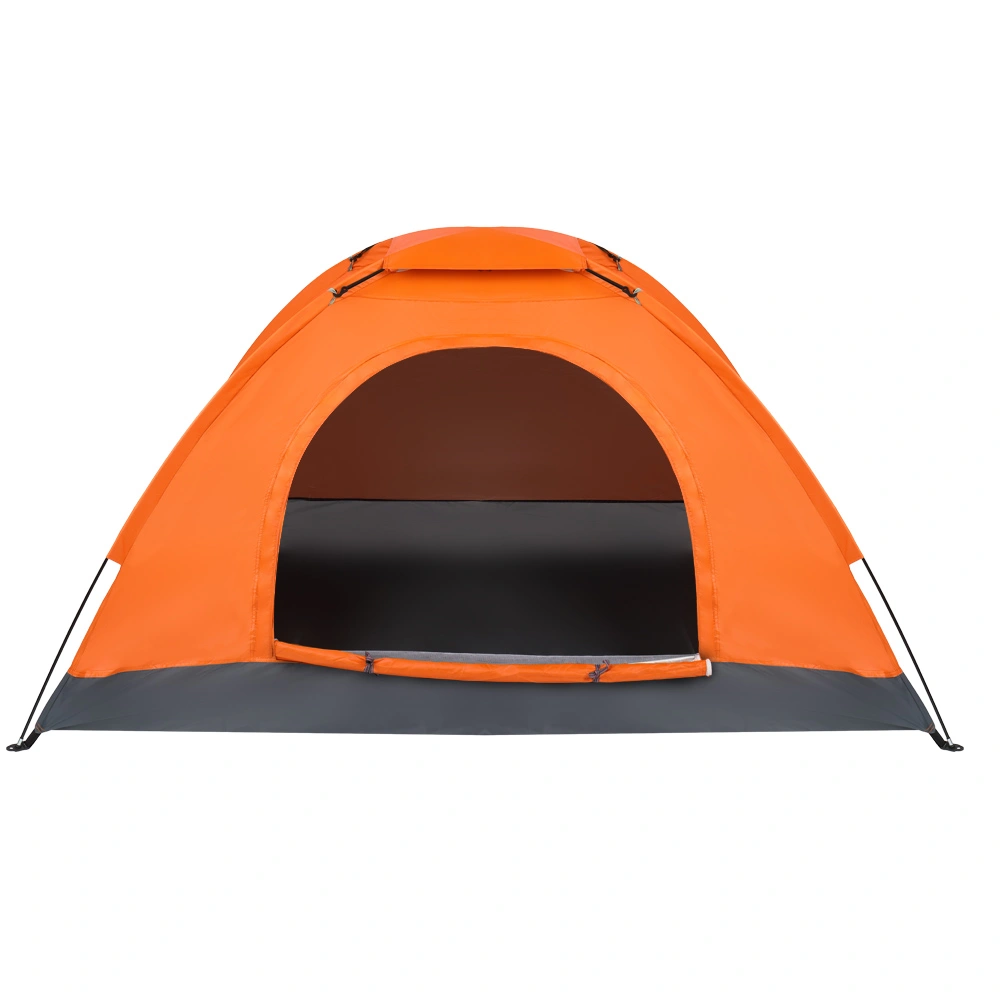 1-Person Waterproof Camping Dome Tent Quick Shelter Outdoor Hiking Orange