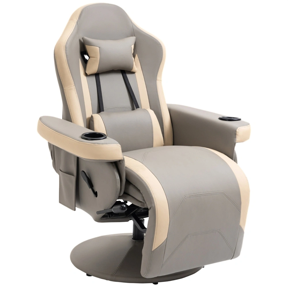 Ergonomic Office Chair with Massage Function - Adjustable Lumbar Support, Swivel Task Chair for Home Work
