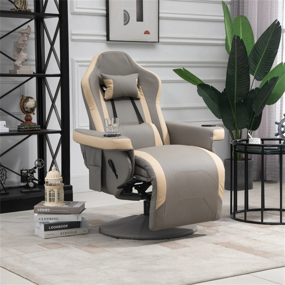 Ergonomic Office Chair with Massage Function - Adjustable Lumbar Support, Swivel Task Chair for Home Work view 2