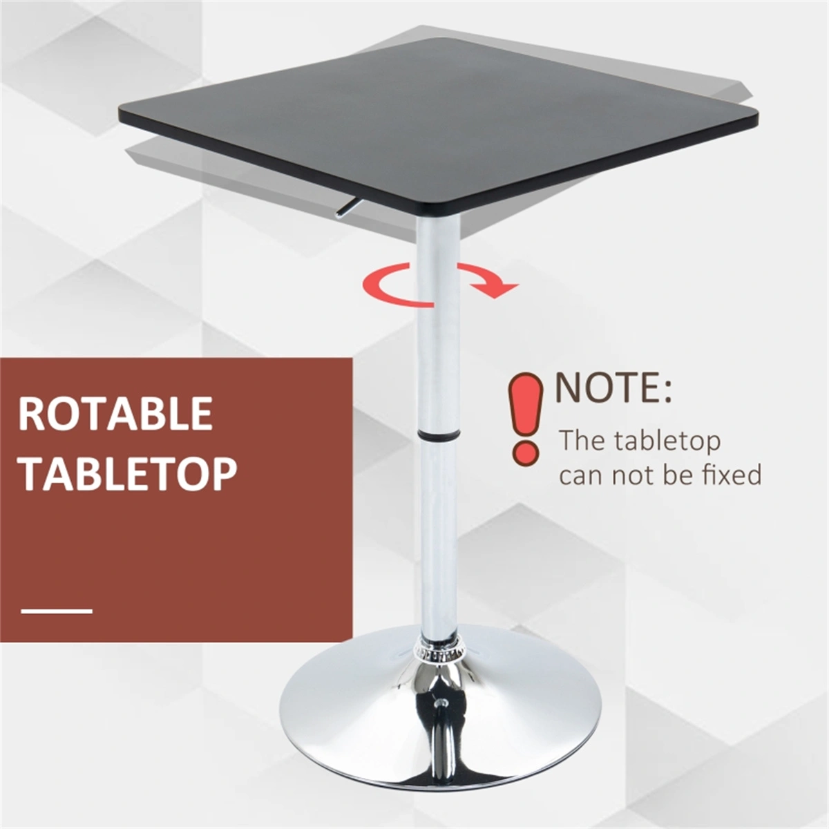 Coffee Table Bar Table Modern Living Room Side Table UK view 3