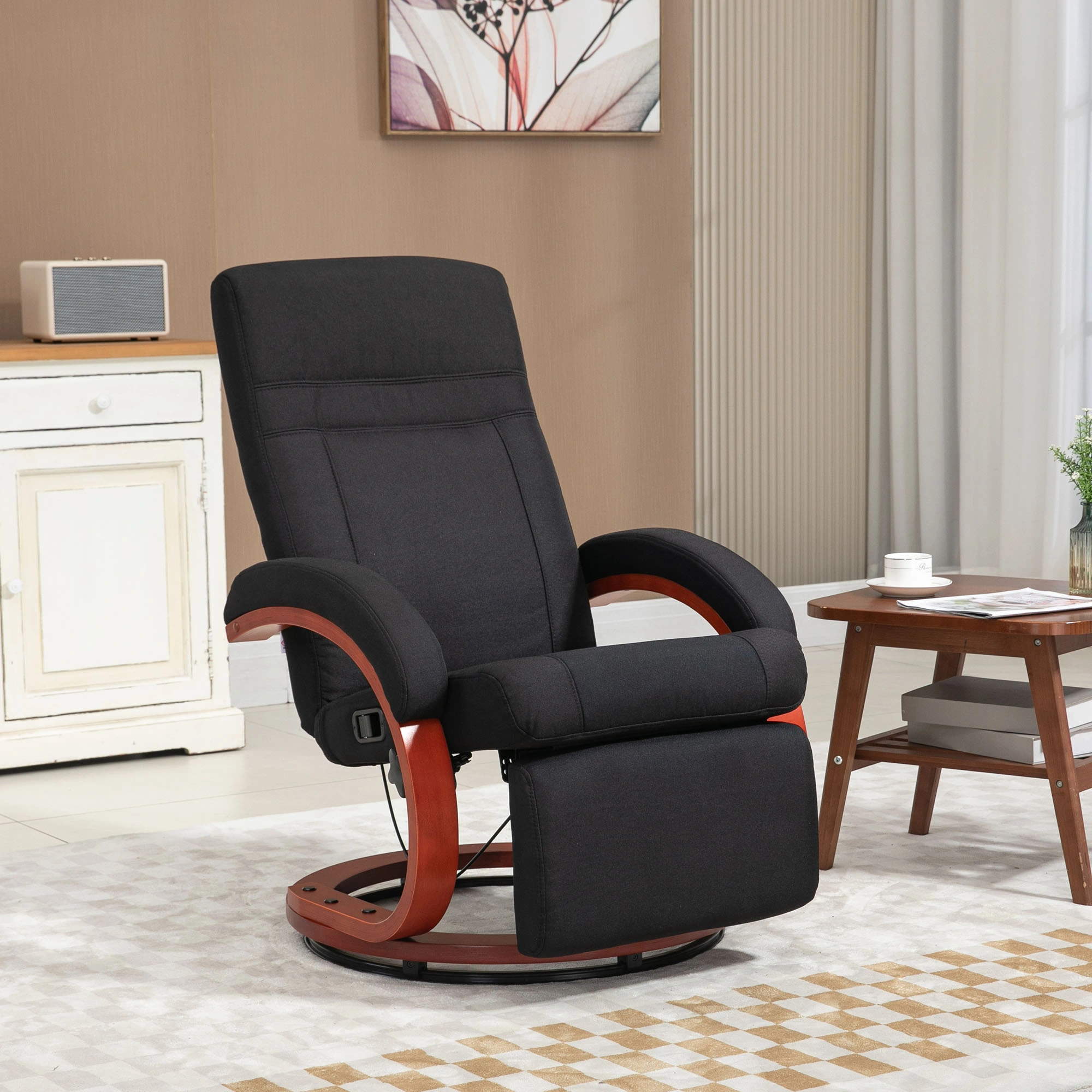 Luxury Recliner Chair, Deep Seating Sofa Chair with Padded Armrests for Living Room, Bedroom