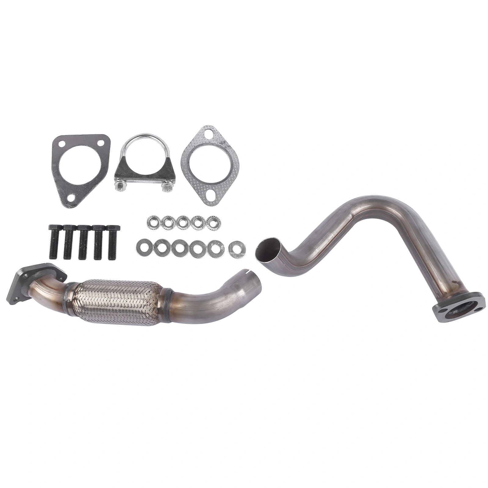 Exhaust Front Flex Pipe 52572 Fits for Buick Encore 2013-2018 Chevy Trax 2015-2019 Sport Utility 1.4L l4 GAS DOHC view 3