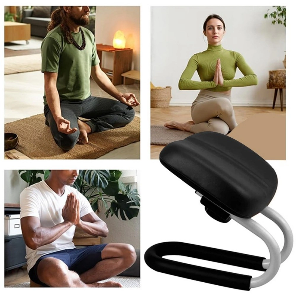 Adjustable Height Meditation Stool Portable Foldable Prayer Stool for Yoga Buddhist Practice view 2