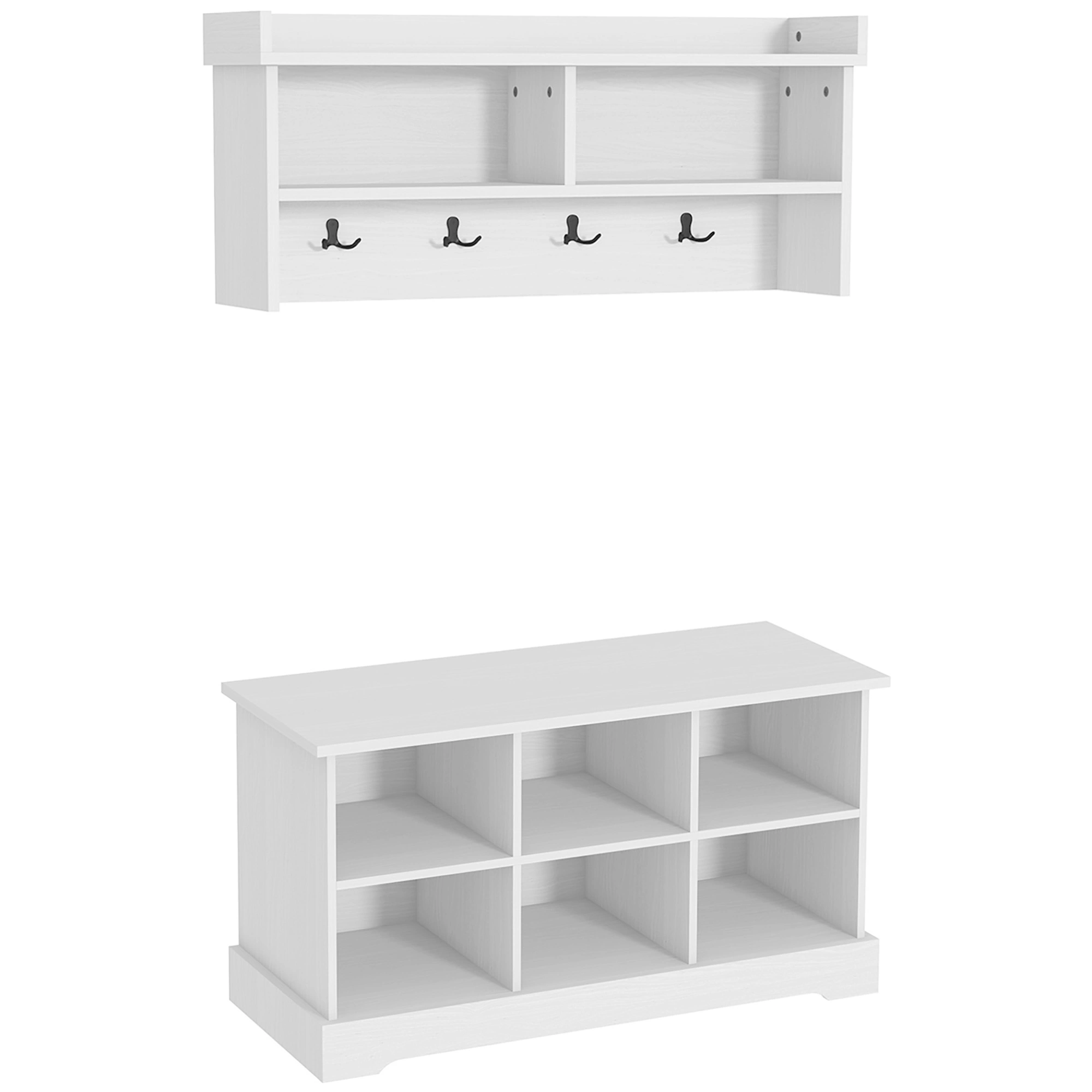 Heavy Duty Shoe Storage Cabinet - 5 Tier Stackable Shoe Rack Organizer, White Steel Wire Mesh Design with Doors, Holds Up to 20 Pairs of Shoes view 2