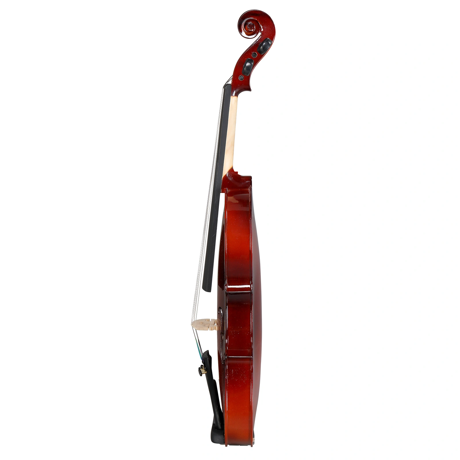 4/4 Full Size Violin for Beginners, Laminated Spruce Maple Wood, Red Varnish Finish, Complete Violin Set with Hard Case, Bow & Rosin view 11